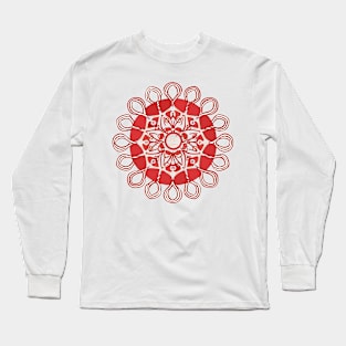 mandala Clamber drawingmandala Gamut paint Long Sleeve T-Shirt